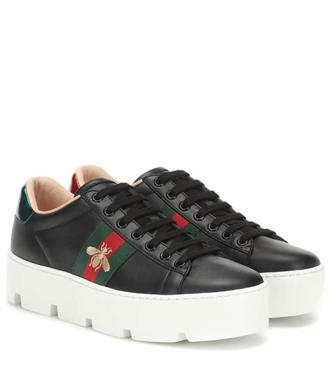 gucci ace leather sneaker cheap|gucci ace sneakers men discounted.